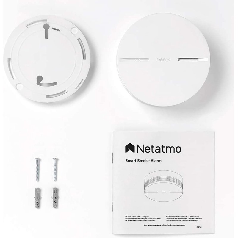 Netatmo Smart Smoke Alarm Røgsensor Hvid Netatmo Smart Smoke Alarm Røgsensor Hvid